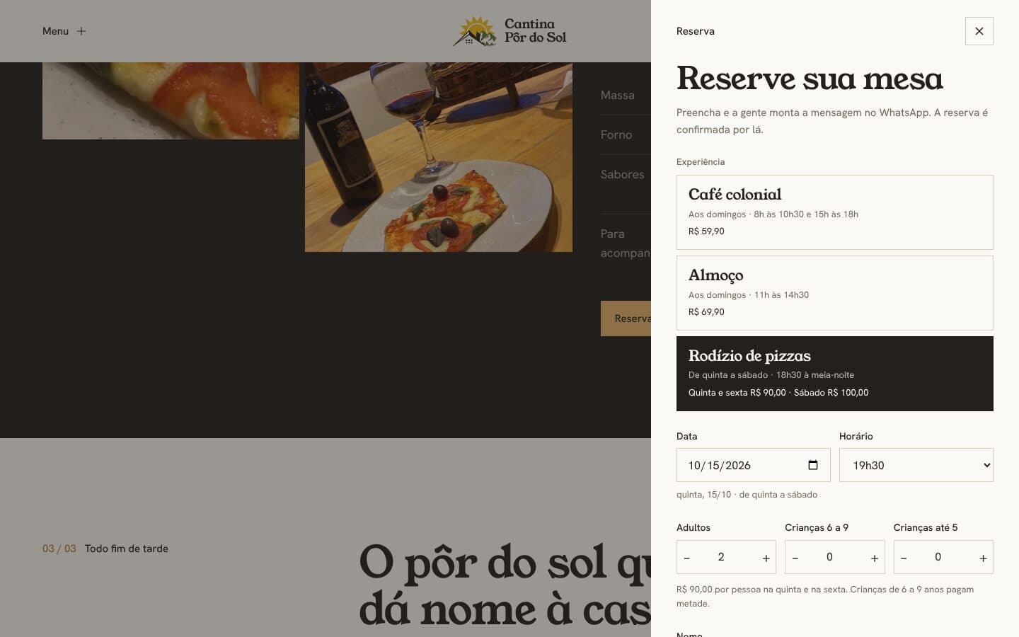 Cantina Pôr do Sol · 2/2
