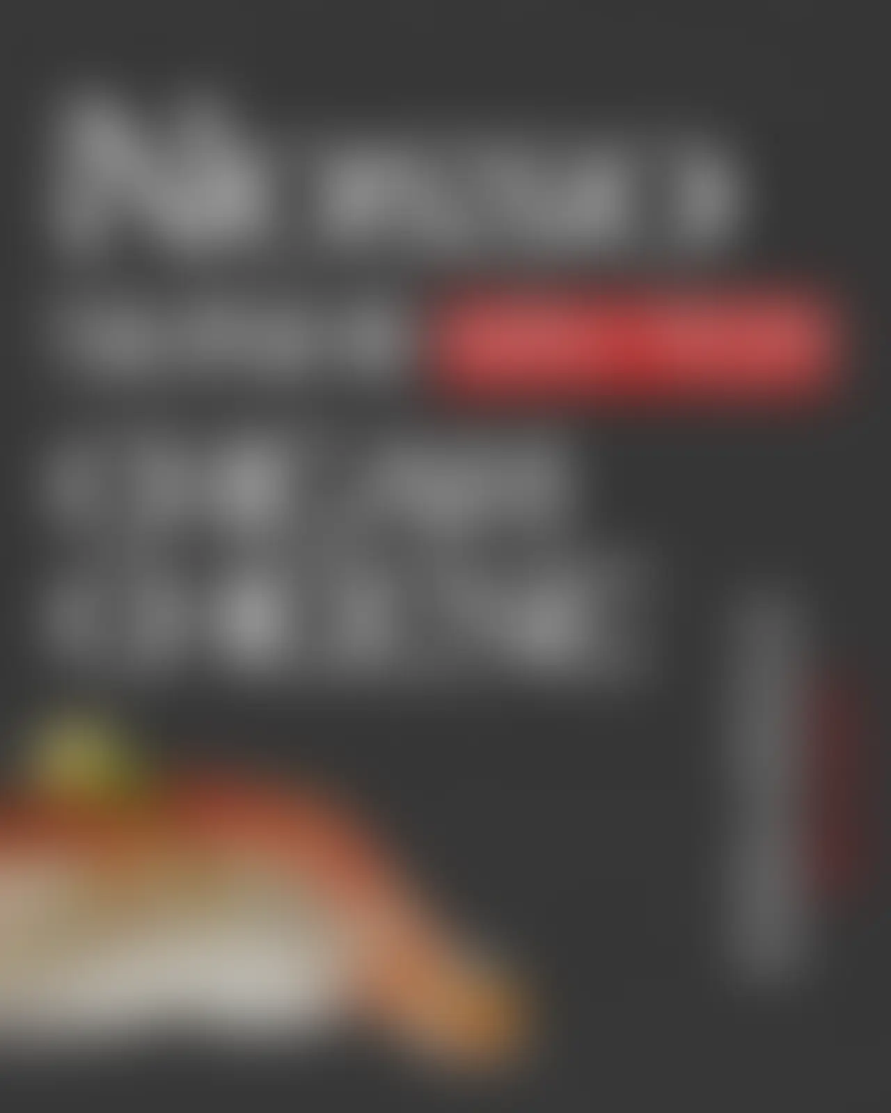 Pôster da SURAMU: nosso sushi não tem cream cheese